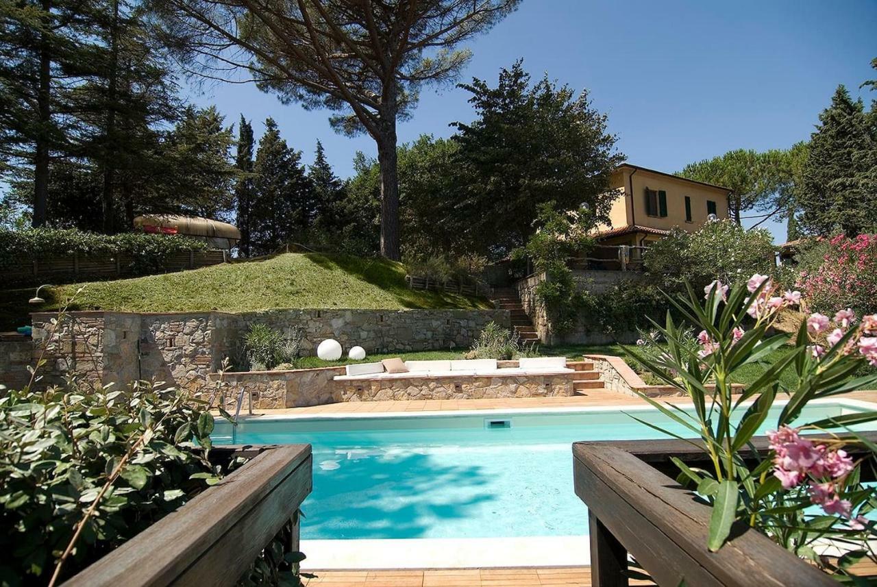 Stunning Country House Overlooking Tuscany Hills Lorenzana エクステリア 写真