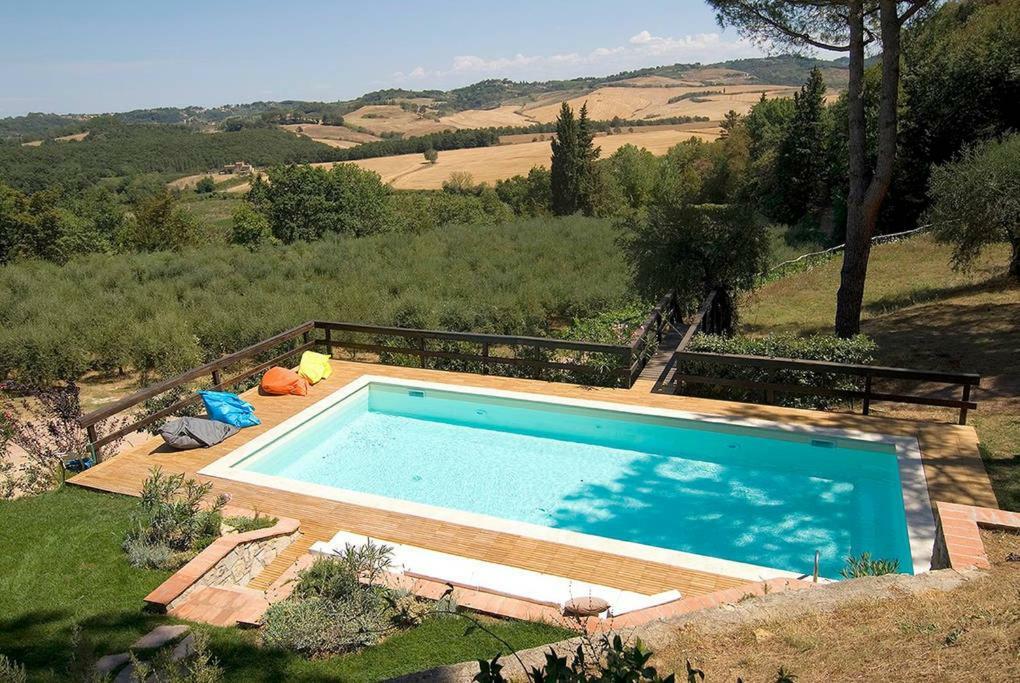 Stunning Country House Overlooking Tuscany Hills Lorenzana エクステリア 写真