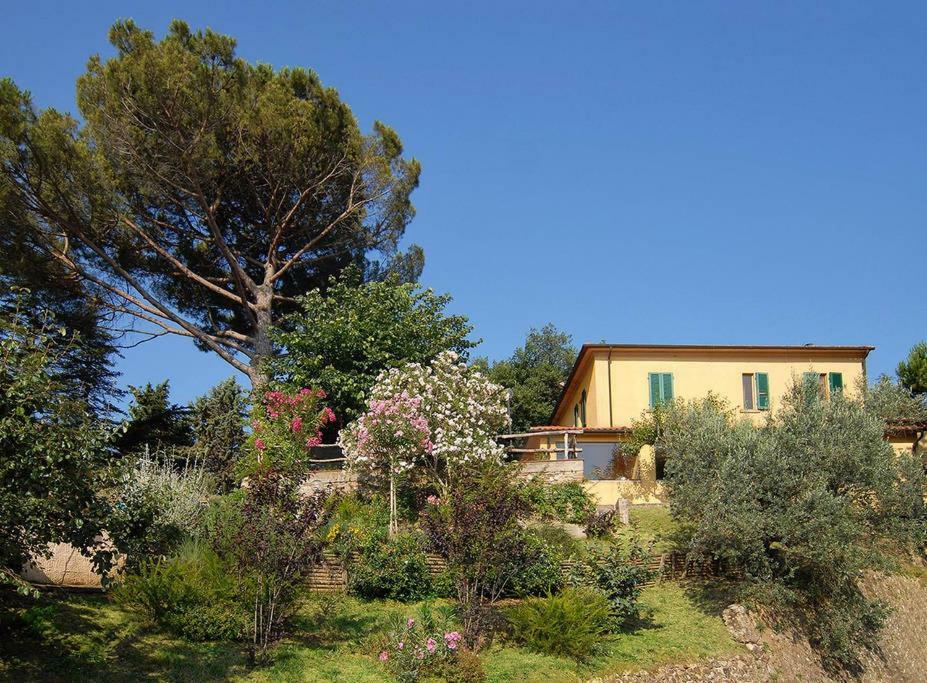 Stunning Country House Overlooking Tuscany Hills Lorenzana エクステリア 写真